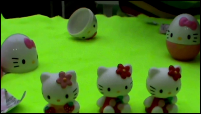 HELLO KITTY surprise eggs toys Хелло Китти яйца с сюрпризом открываем игрушки 