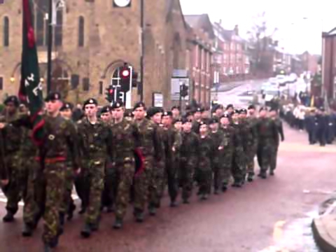Chester-Le-Street Remembrance Parade - 11-11-11 
