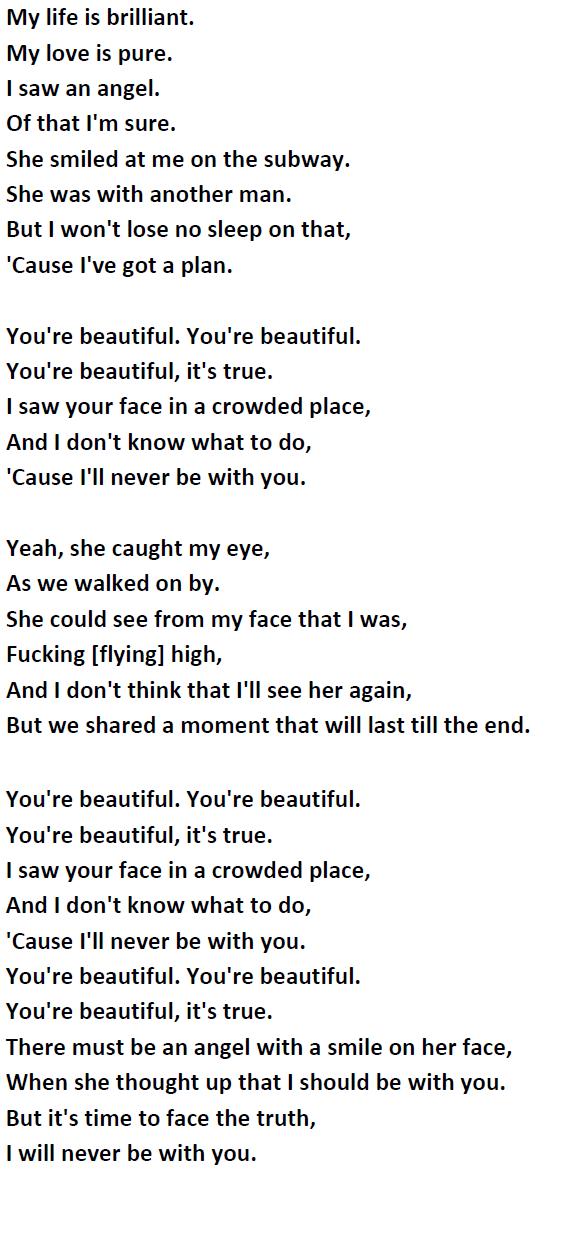 James Blunt - You're So Beautiful