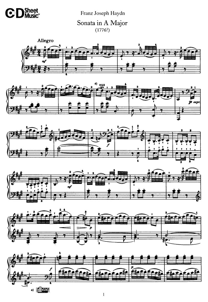 В. А. Моцарт - Соната для фортепиано № 11 A-dur, часть 3