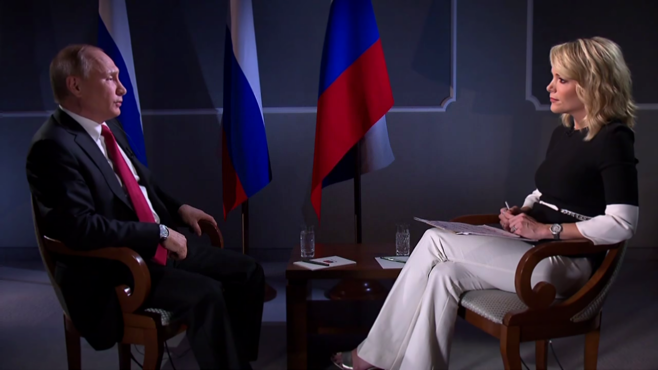 Путин дал интервью американскому телеканалу NBC News /  Putin Interview with Megyn Kelly 