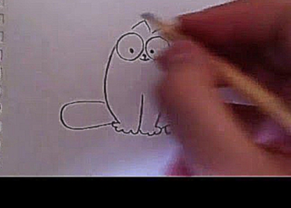 How to draw cat Simon`s/Как нарисовать кота Саймона 