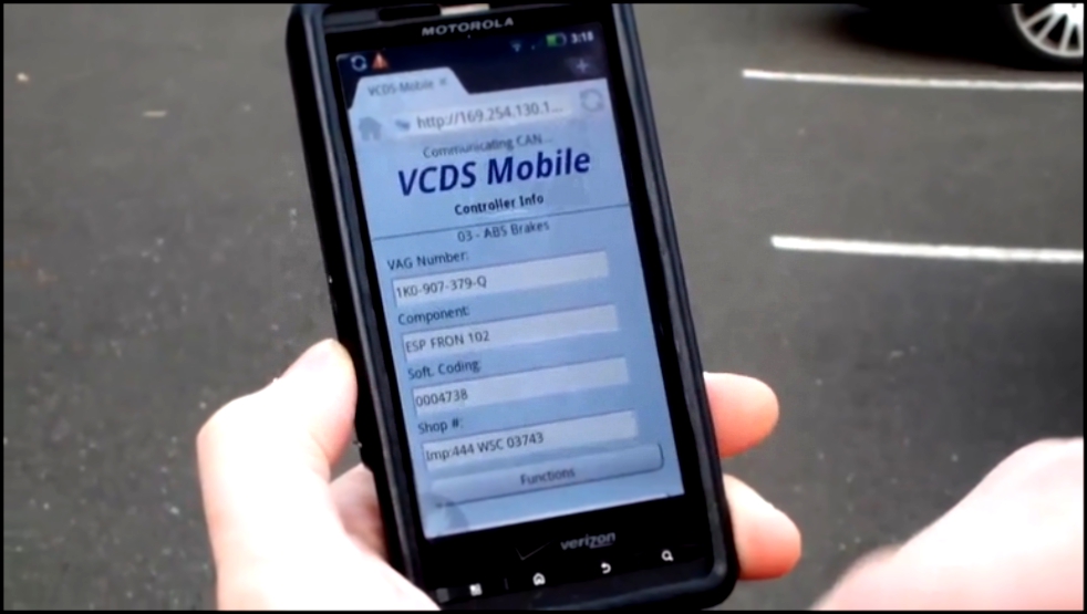 VCDS Mobile Test Drive. Диагностика Автомобилей VAG группы по WiFi на телефоне 