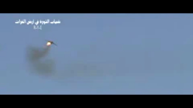 Война в Сирии, 2012. Боевики подбили МИГ-23 ВВС Сирии 