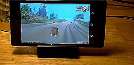 GTA San Andreas на Sony Zperia Z1 с контроллером PlayStation 