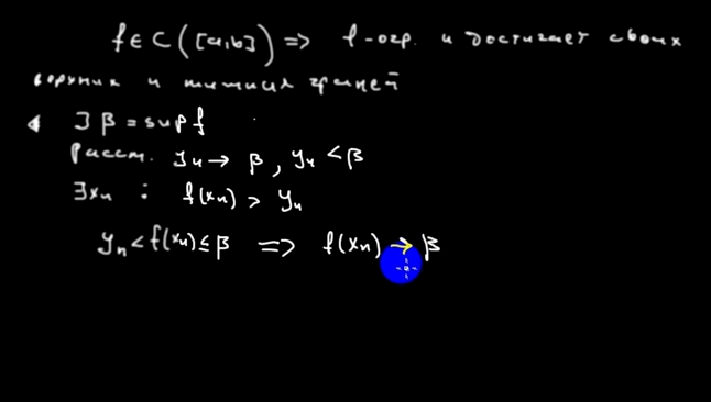 Классика математического анализа | теорема Вейерштрасса 
