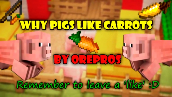 Почему СВИНКИ любят Морковку в майнкрафте - Minecraft Machinima 