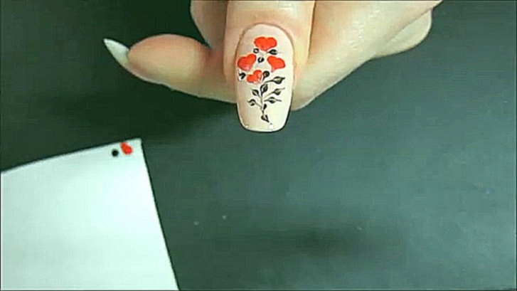 Дизайн ногтей с сердечком 4 