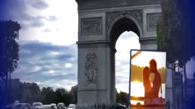 Видео подарок - Love Story “Я подарю тебе Париж!“ (Видео шаблон) 