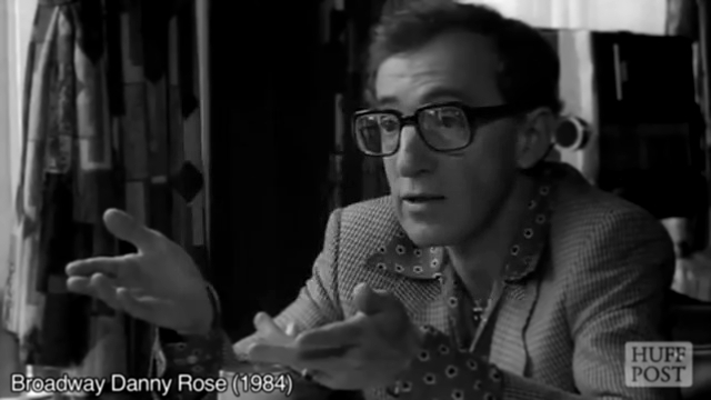 Заикание актера Woody Allen 