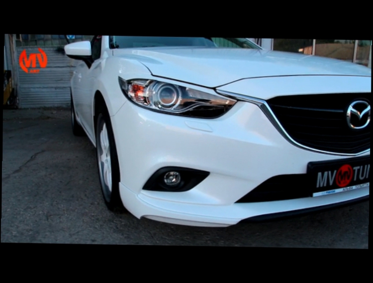 Tuning Mazda 6 SkyActiv. Тюнинг клыки переднего бампера.  