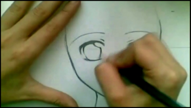 Как нарисовать лицо аниме 