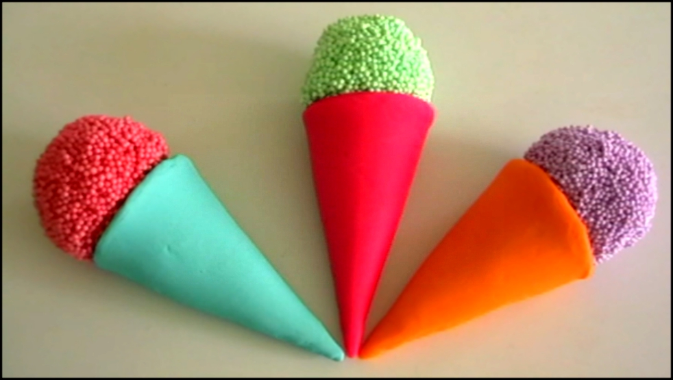 3 мороженое с сюрпризами Шариковый пластилин Плей до мороженое с игрушками Май литл пони 