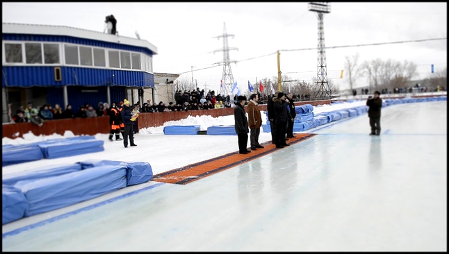 Открытие Чемпионата,представление участников.Ice Speedway.Суперлига.Команды.2014. 