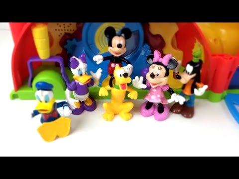 Mickey Mouse Clubhouse Playset Minnie Mouse Pluto Daisy Donald Duck Guffy from Disney Junior 