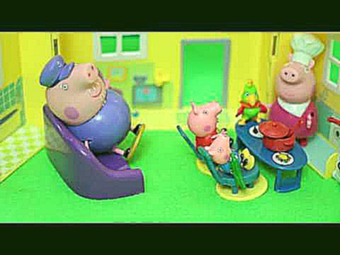 Мультфильм Свинка Pig . День рождения дедушки Свина и Полли 
