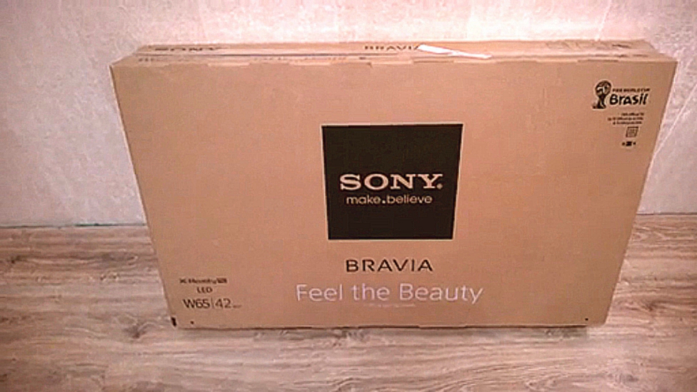 Обзор телевизора SONY BRAVIA KDL-42W653A Распаковка Unboxing 