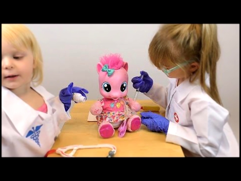 Играем в Доктора Делаем уколы игрушкам Май Литл Пони Видео для детей Часть 1 