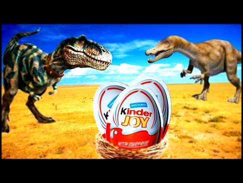 Dinosaur Kinder Surprise Eggs Abc Songs For Children 3D Kinder Joy Abc Song Dinosaurs Nursery Rhymes 