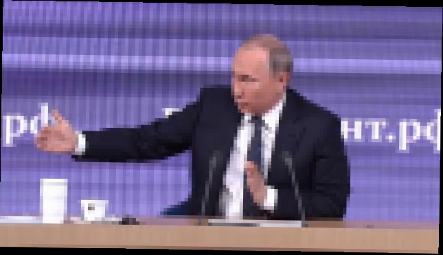 Пресс-конференция Президента России Владимира Путина 2015 часть5 