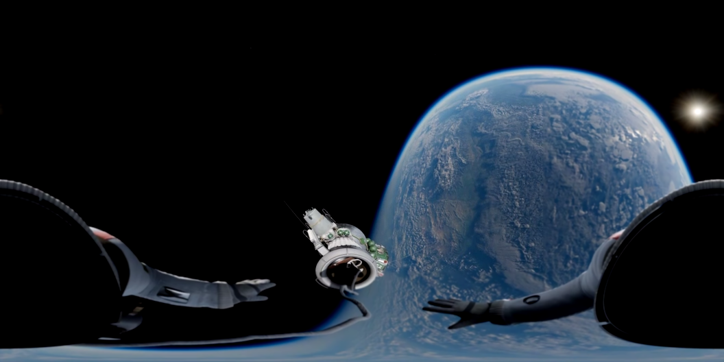Время первых: Панорама выхода в открытый космос 360 