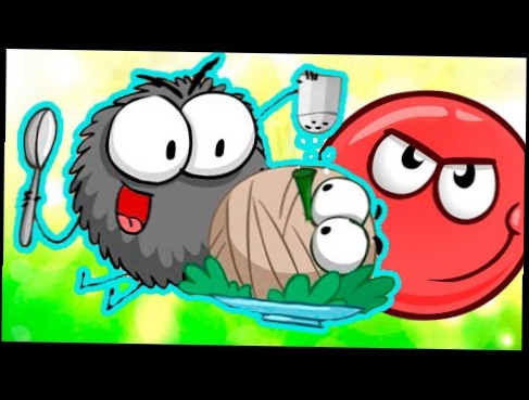 КРАСНЫЙ ШАРИК RED BALL стал СЕРЕНЬКИМ ПАУЧКОМ мультик игра для детей NATURAL SELECTION ИГРЫ 