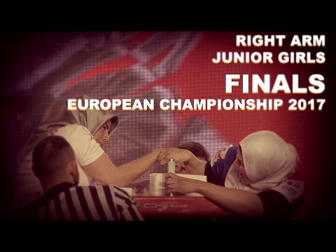 RIGHT ARM FINALS Junior Girls | EURO ARM 2017 | 