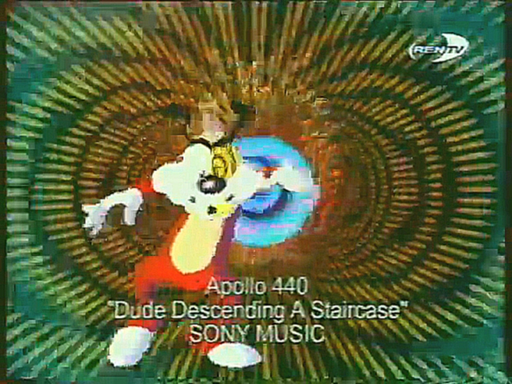 Apollo 440 — Dude Descending A Staircase Ren-TV Ночной музыкальный канал 