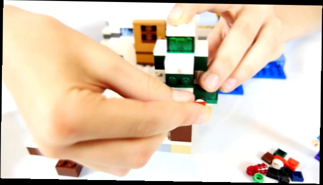 Лего #Майнкрафт: наряжаем елку. Майнкрафт видео про Новый Год со Светой и Стивом 