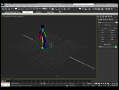 3ds max уроки.Анимация персонажа - система CAT ч 2. 
