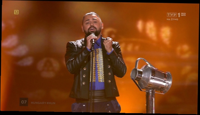 Joci Pápai — Origo TVP 1 HD [Польша] Евровидение 2017. Второй полуфинал. Венгрия 