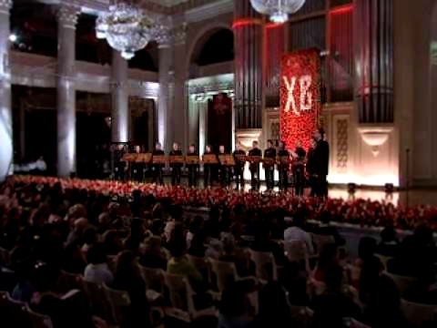 Праздничный хор Валаамского монастыря, Пасхальный концерт 2012 г. 