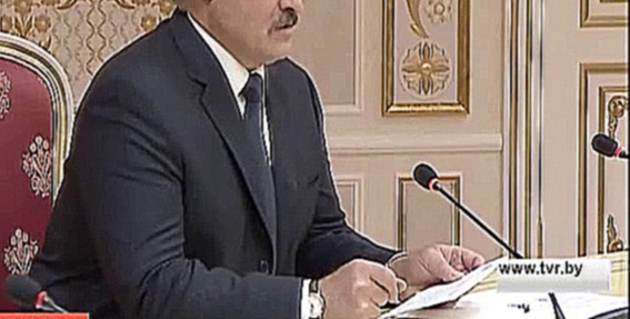 Встреча Александра Лукашенко с губернатором Псковской области 