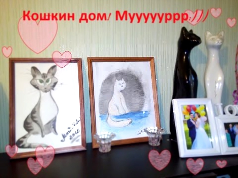 Рисуем кошку./Drawing the cat. 