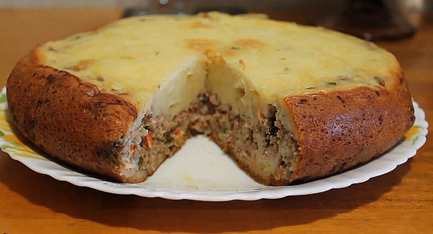 Рецепт мясного пирога в мультиварке с фото пошагово