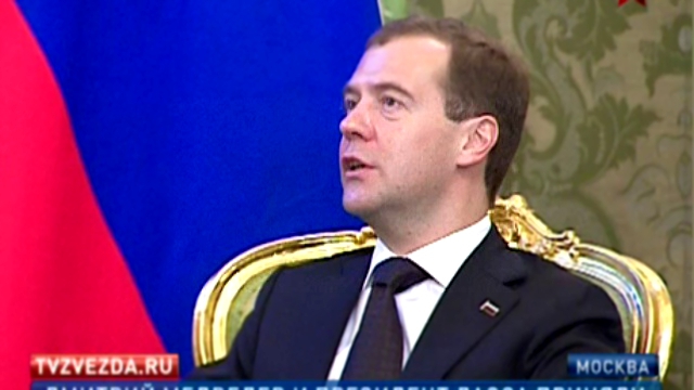 Дмитрий Медведев и Тюммали Сайнясон приняли декларацию о стр 