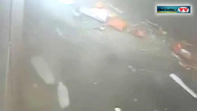 Как взрывали офис волонтеров на ул Краснова в Одессе. Видео взрыва 10.12.2014 