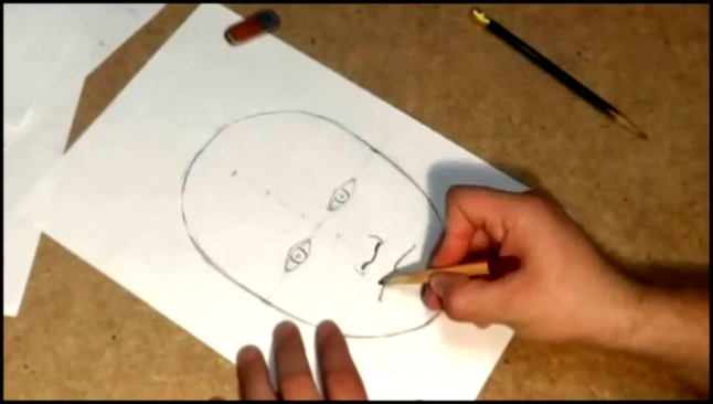 Как нарисовать человеческое лицо 
