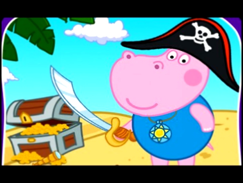 Пеппа Гиппо - Сокровища Пиратов ✿ Hippo Peppa  ✿ Мультик игра Для Детей ✿ #пеппа 