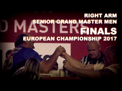 RIGHT ARM FINALS Senior Grand Master Men | EURO ARM 2017 | 