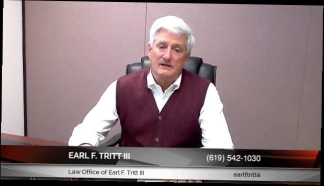 Earl F. Tritt III San Diego Car Accident Attorney 