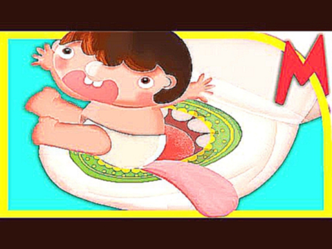 Пупсик Малыш боится какать. ГОРШОК хочет съесть! Приучение к туалету! Potty Potty cute baby app 