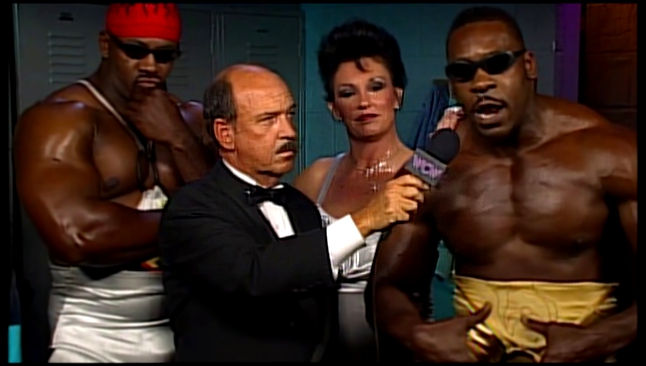 Booker T "Hulk Hogan, we're coming for you nigga"promo, WCW Spring Stampede 1997 
