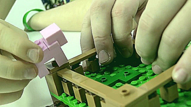 МайнКрафт Лего! Даня и Оля собирают грядки, Стива и Скелетона! Секреты Майнкрафт. Видео для детей 