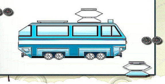 Мультик Конструктор - собираем городской транспорт 