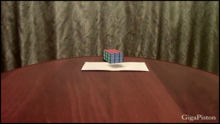 Как нарисовать летающий 3D куб в домашних условиях своими руками 
