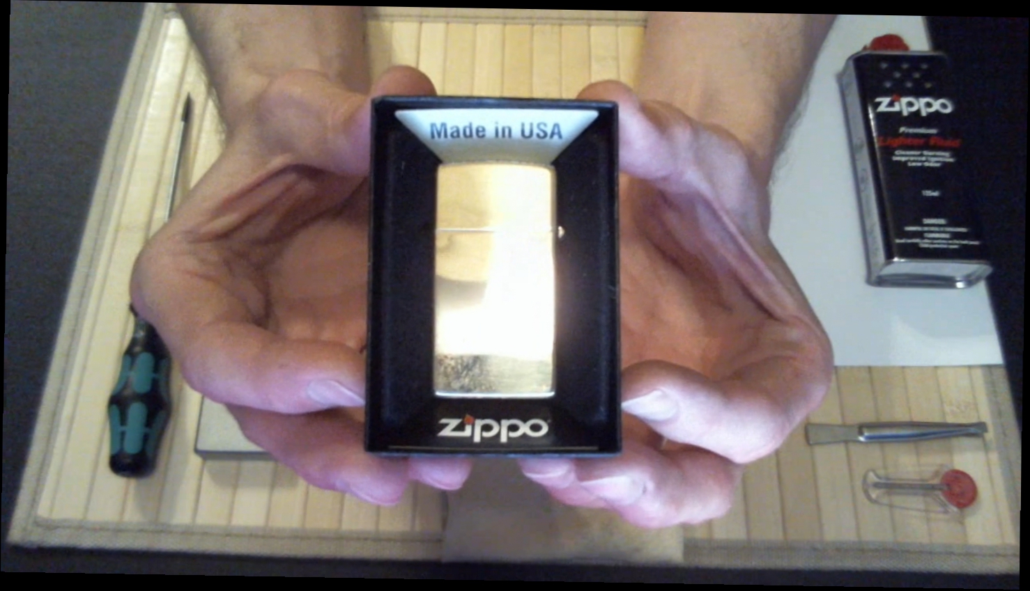 Оригинальная Зажигалка zippo 1654 B.High Polish Brass Slim Original 