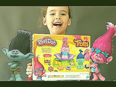TROLLS PLAY-DOH SET - Poppy & Branch Play Doh Playset - Children Playing Play Doh 