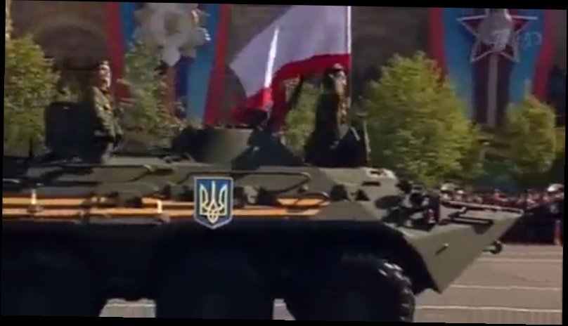 видео с пародией на парад Победы 9 мая  2015 в Москве 