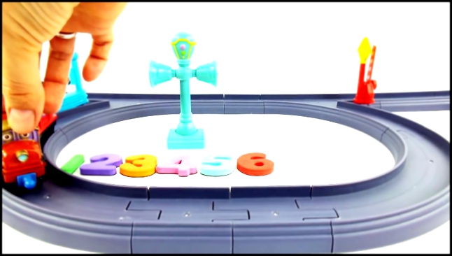 ✿ Веселые паровозики из Чаггингтона игрушки - Учим цифры  - развивающий мультик 